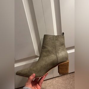 Pointed toe booties